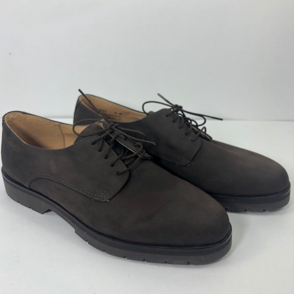 Bass Mens Leather Waterproof Brown Lace Up Work